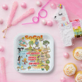 Zuidelijk Californië Papieren Bordje (Feest)