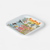 Zuidelijk Californië Papieren Bordje (Gebogen)