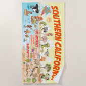 Zuidelijk Californië Paradise Beach Towel Strandlaken (Voorkant)