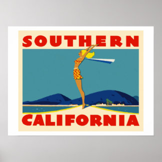 Zuidelijk Californië Poster