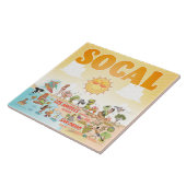 Zuidelijk Californië Tegeltje (Zijkant)