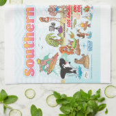 Zuidelijk Californië Theedoek (Gevouwen)