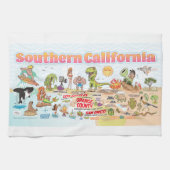 Zuidelijk Californië Theedoek (Horizontaal)