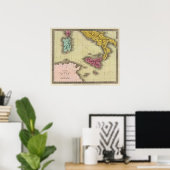 Zuidelijk deel van Italië Poster (Thuiskantoor)