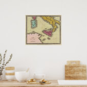 Zuidelijk deel van Italië Poster (Keuken)