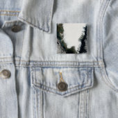 Zuidelijk Groenland Vierkante Button 5,1 Cm (In situ)