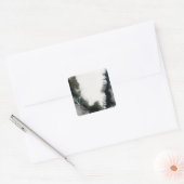 Zuidelijk Groenland Vierkante Sticker (Envelop)