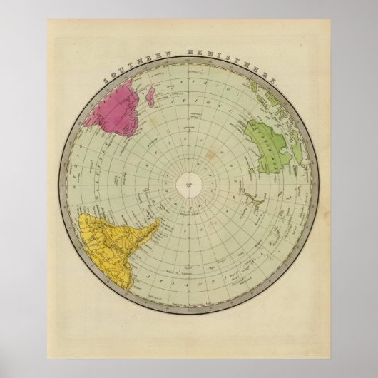 zuidelijk halfrond 2 poster (Voorkant)