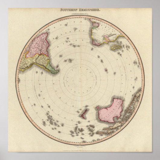 zuidelijk halfrond 2 poster (Voorkant)