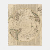 zuidelijk halfrond 4 fleece deken (Voorkant)