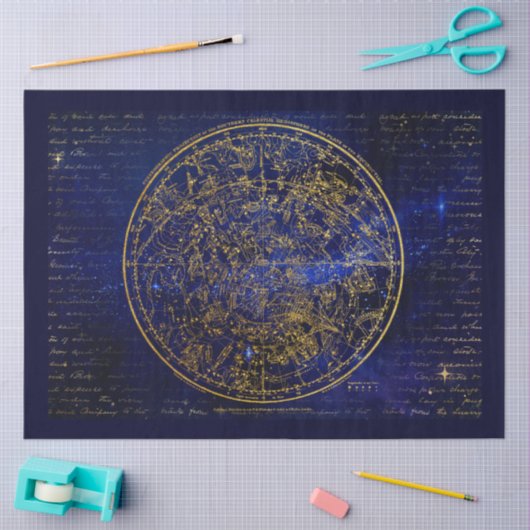 zuidelijk halfrond - tissuepapier (Craft)