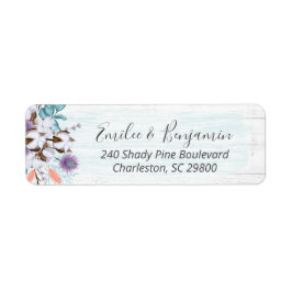 Zuidelijk Land Katoen Boll Rustic Hood Adres Etiket