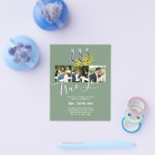 Zuidelijk land rustieke foto budget bruiloft flyer (Enkel)