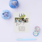 Zuidelijk land rustieke foto budget bruiloft flyer (Enkel)