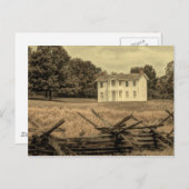 Zuidelijk Landelijk Landschap Rustieke Koloniale B Briefkaart (Voorkant / Achterkant)