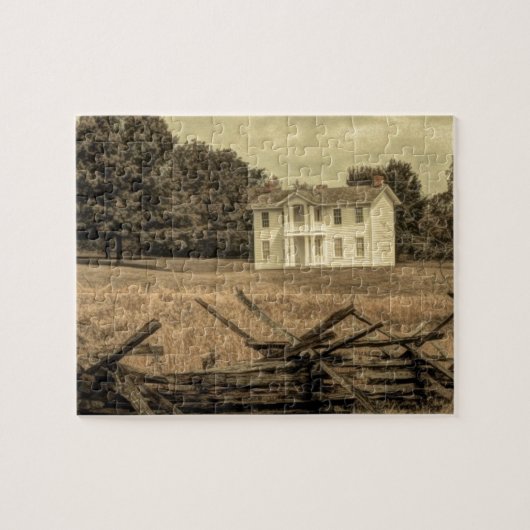 Zuidelijk Landelijk Landschap Rustieke Koloniale B Legpuzzel (Horizontaal)