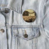Zuidelijk Landelijk Landschap Rustieke Koloniale B Ronde Button 5,7 Cm (In situ)