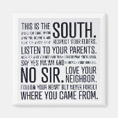 Zuidelijk Manifest Koelkast Magnet (Voorkant)