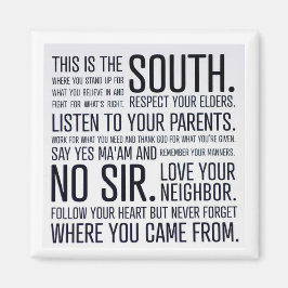 Zuidelijk Manifest Koelkast Magnet