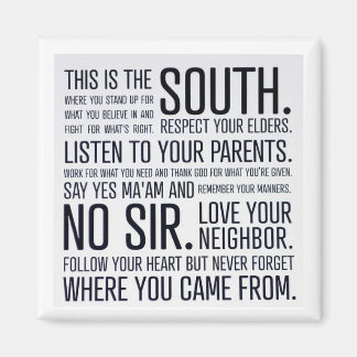 Zuidelijk Manifest Koelkast Magnet