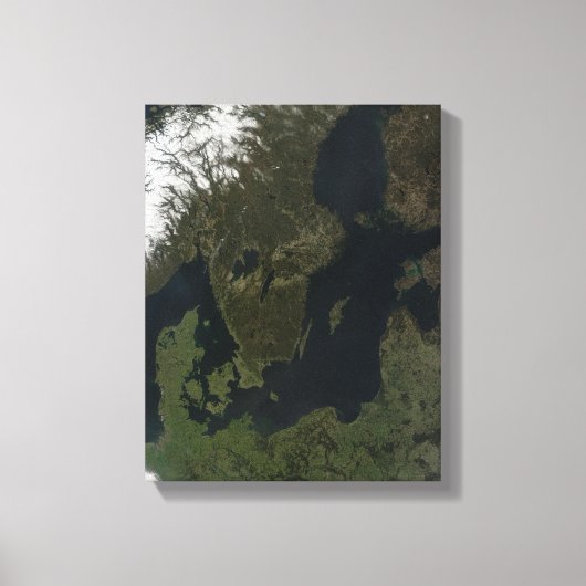 Zuidelijk Scandinavia Canvas Afdruk (Voorkant)