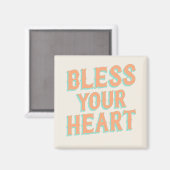 Zuidelijk Snark: Bless Your Heart (blauwgroen en k Magneet (Voorkant / Achterkant)