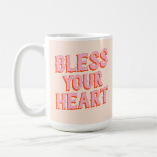 Zuidelijk Snark: Ruw uw hart (roze en oranje) Koffiemok