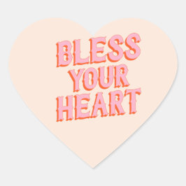 Zuidelijk Snark: Ruw uw hart (roze en oranje) Sticker