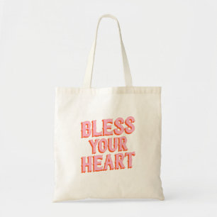 Zuidelijk Snark: Ruw uw hart (roze en oranje) Tote Bag