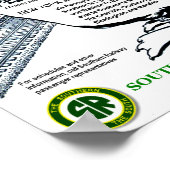 Zuidelijk spoor poster (Hoek)