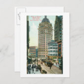 Zuidelijk Uitzicht op Kearny St. Briefkaart (Voorkant / Achterkant)