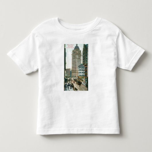 Zuidelijk Uitzicht op Kearny St. Kinder Shirts (Voorkant)