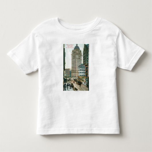 Zuidelijk Uitzicht op Kearny St. Kinder Shirts (Voorkant)