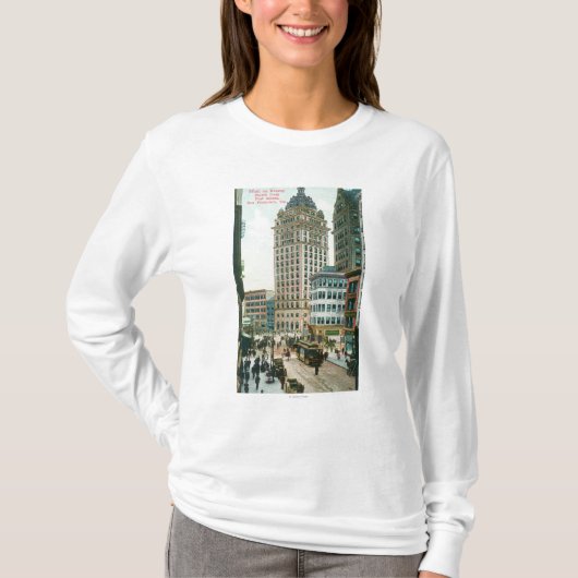 Zuidelijk Uitzicht op Kearny St. T-shirt (Voorkant)