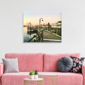 Zuidelijk Uitzicht op Wilmington, NC's stoep Canvas Afdruk (Insitu (Woonkamer))