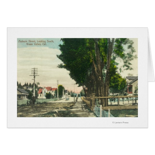 Zuidelijk Uitzicht van Auburn Street (Voorkant Horizontaal)