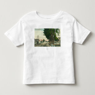 Zuidelijk Uitzicht van Auburn Street Kinder Shirts