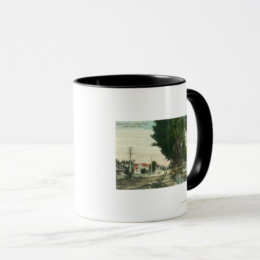 Zuidelijk Uitzicht van Auburn Street Mok (Voorkant rechts)