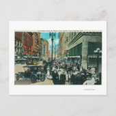 Zuidelijk Uitzicht van Broadway vanaf 6th Street Briefkaart (Voorkant)