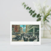 Zuidelijk Uitzicht van Broadway vanaf 6th Street Briefkaart (Staand voorkant)