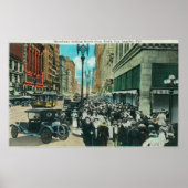 Zuidelijk Uitzicht van Broadway vanaf 6th Street Poster (Voorkant)