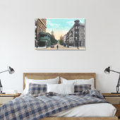 Zuidelijk Uitzicht van Chenango St. van Arlington Canvas Afdruk (Insitu (Slaapkamer))