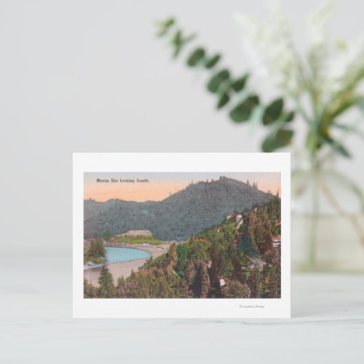 Zuidelijk Uitzicht van de lucht uit Monte Rio Briefkaart (Staand voorkant)