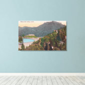 Zuidelijk Uitzicht van de lucht uit Monte Rio Canvas Afdruk (Insitu (Houten vloer))