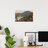 Zuidelijk Uitzicht van de lucht uit Monte Rio Poster (Thuiskantoor)