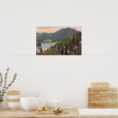 Zuidelijk Uitzicht van de lucht uit Monte Rio Poster (Keuken)