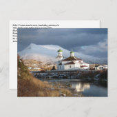 Zuidelijk Uitzicht van de Russisch-orthodoxe kerk Briefkaart (Voorkant / Achterkant)