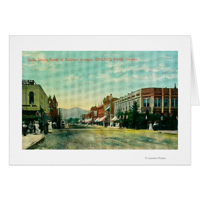 Zuidelijk Uitzicht van de Zesde Straat van Railroa (Voorkant Horizontaal)