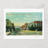 Zuidelijk Uitzicht van de Zesde Straat van Railroa Briefkaart (Voorkant)