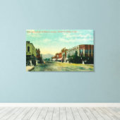 Zuidelijk Uitzicht van de Zesde Straat van Railroa Canvas Afdruk (Insitu (Houten vloer))